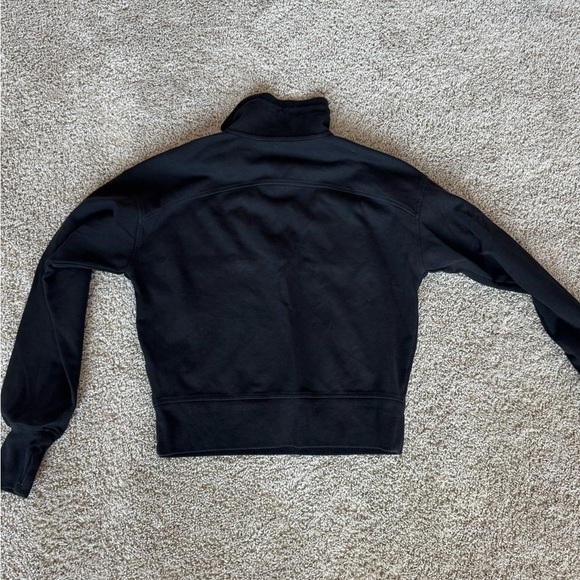 Old Navy Womens Dynamic Fleece Half Zip Black High-Neck Top Size Medium Tall - Picture 8 of 8